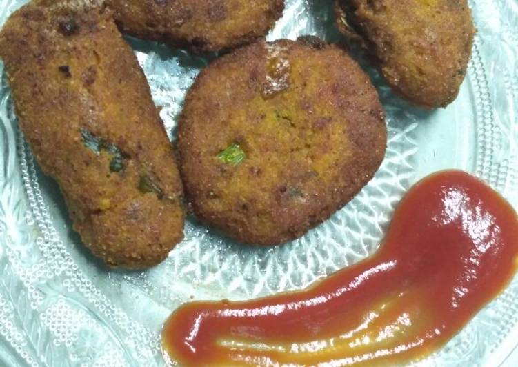 How to Make Speedy Leftover sabzi cutlet