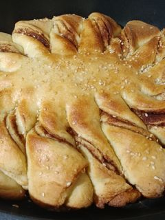 عکسی از دستور نان دارچینی
