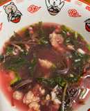 Canh rau dền tôm thịt