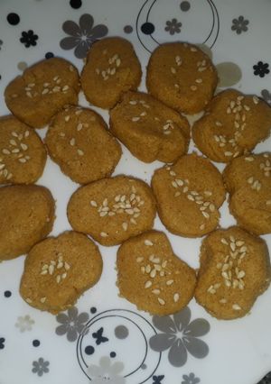 عکسی از دستور شیرینی آرد نخودچی⚘