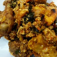 Egusi Soup A picture of Egusi Soup.