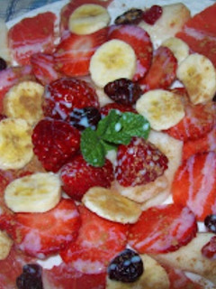 Una foto de Ensalada de fresas