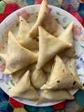 Qeema Samosa - make and freeze