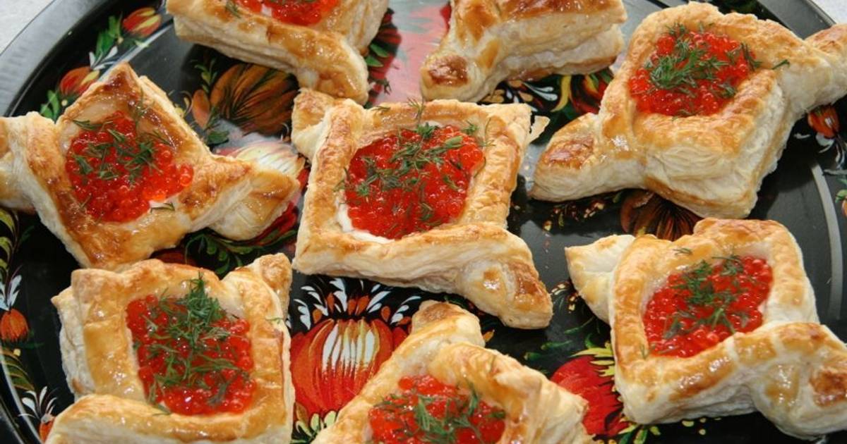 Лодочки Из Слоеного Теста Фото