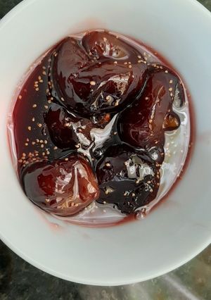 عکسی از دستور مربای انجیر سیاه💪❤