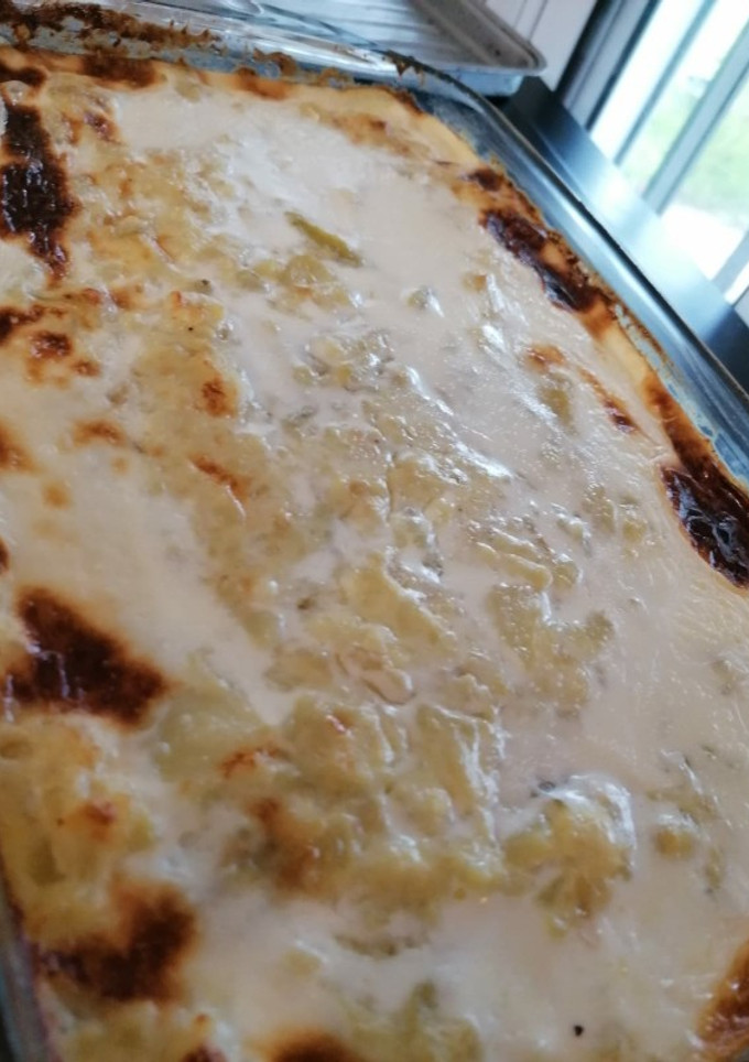 Una foto de Bacalao a la nata