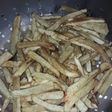 Papas fritas secas y crocantes
