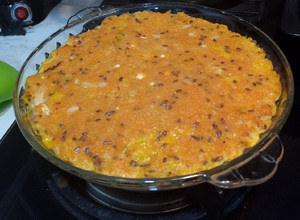Una foto de Budín de verduras