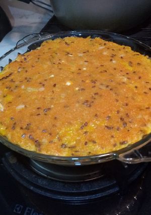 Una foto de Budín de verduras