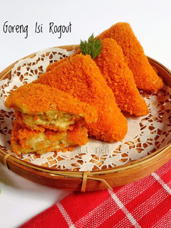 Foto resep Roti Goreng Isi Rogout