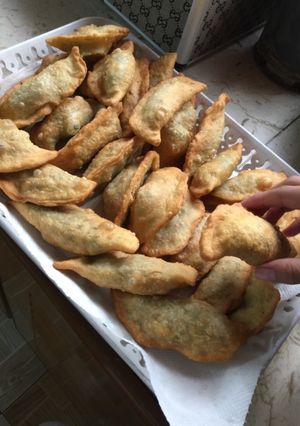 صورة لوصفة سمبوسك لحم بالعجين