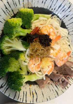 台式乾拌麵_魩仔魚XO醬 的食譜成品照片