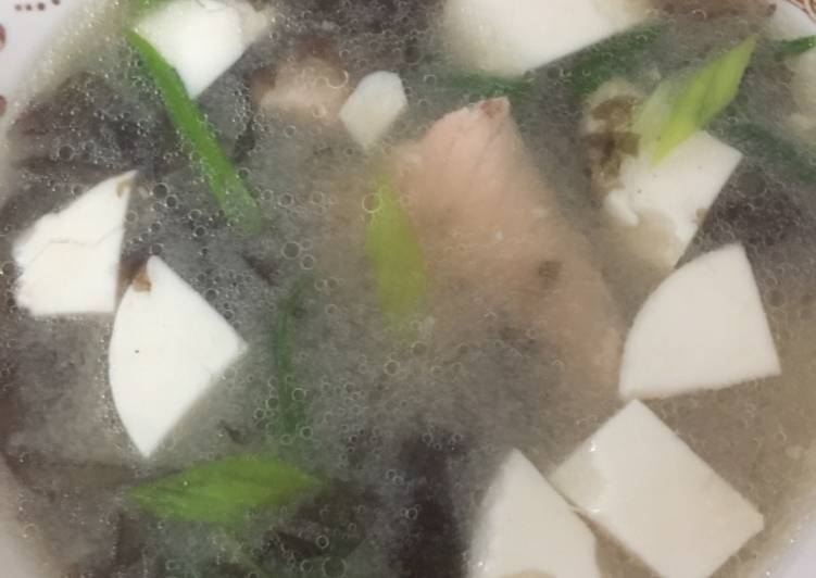 Miso sop salmon simple
