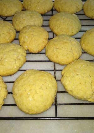 Una foto de Galletitas de avena, coco y sésamo 🍪