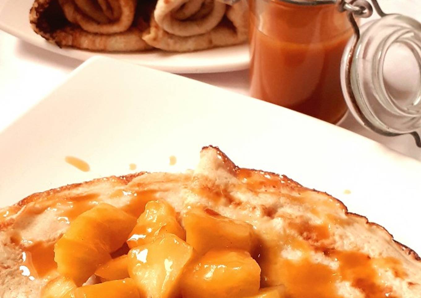 Crêpes SGSL et son caramel beurre salé végétal