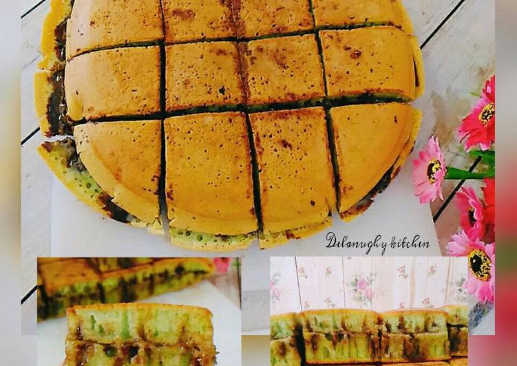 Cara Gampang Menyiapkan Martabak Pandan Manis Jadi, Enak