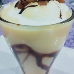 A picture of Choco mango shake.