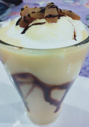 A picture of Choco mango shake.