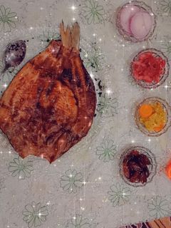 عکسی از دستور ماهی کپور کبابی 🤩💌