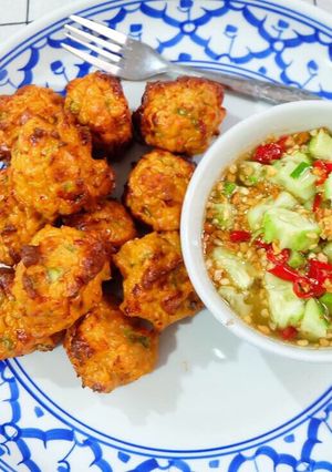 รูปของ ทอดมันไก่คลีนด้วยเตาอบลมร้อน