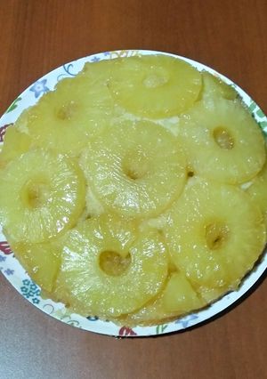 Una foto de Torta invertida de ananá