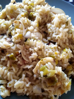 Una foto de Arroz con almejas