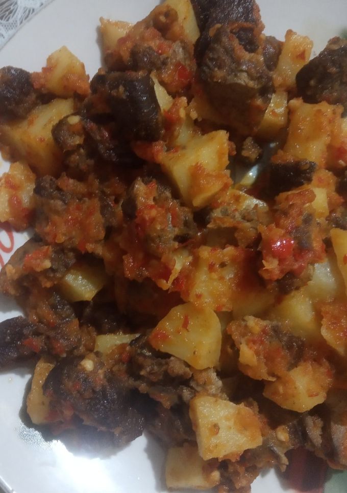 Foto resep Balado Ati Kentang