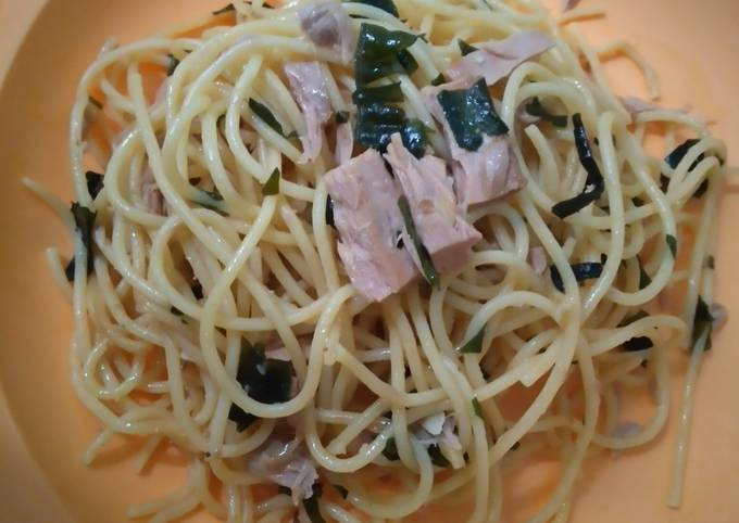 Resep Spaghetti Tuna Wakame yang Menggugah Selera