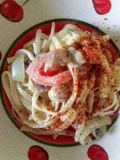 Foto resep Simple Fettuccine Carbonara