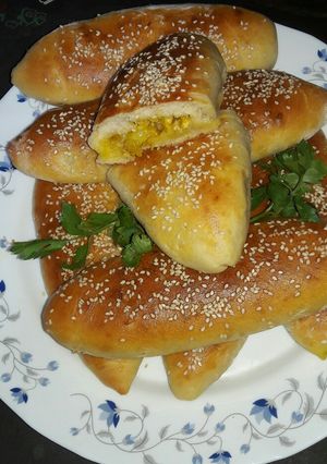 صورة لوصفة فطائر الدجاج
