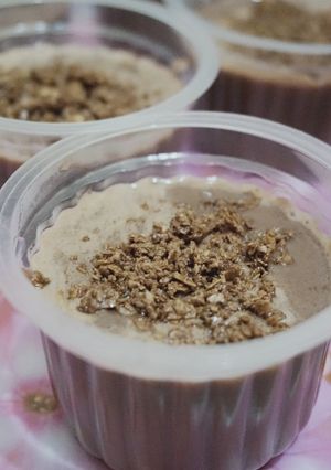 Foto resep Puding Coklat Oat Choco