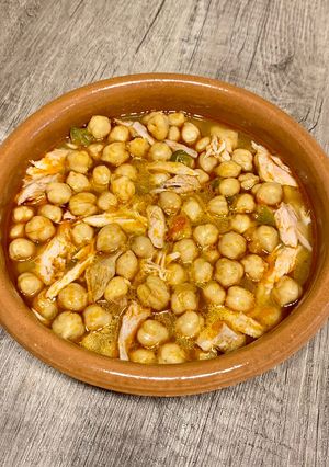 Una foto de Guisito de garbanzos