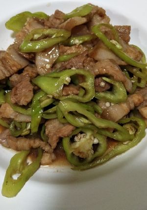 รูปของ หมูผัดพริกอ่อน