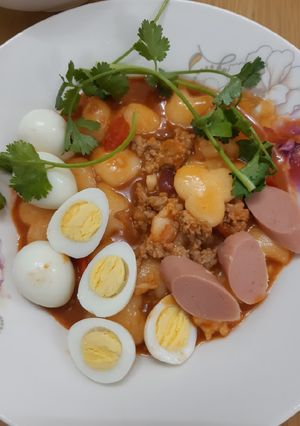 Hình của món Tokbokki.