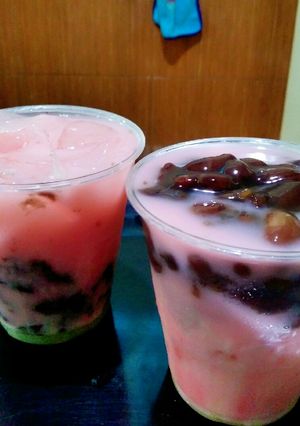 Foto resep Es kacang merah coklat
