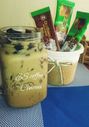 Foto resep ES coffee cincau