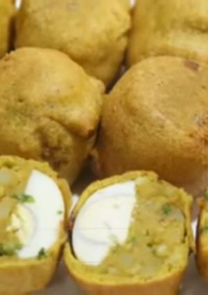 A picture of Anda pakoda.