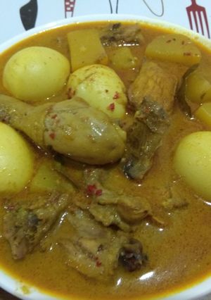 Foto resep Kare ayam bumbu instan