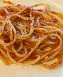 Meatless: Pasta Tomat Parmesan Uncle Jo