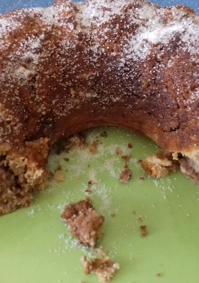 Una foto de Budín de mandarina y chocolate