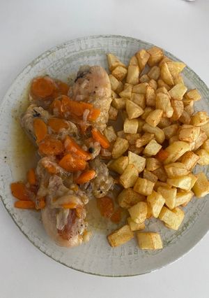 Una foto de Jamoncitos de pollo a mi manera