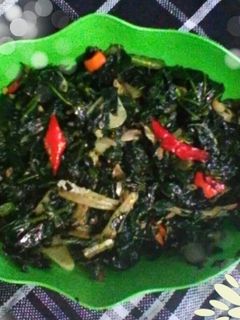 Foto resep Tumis Daun Pepaya Jepang dan Teri
