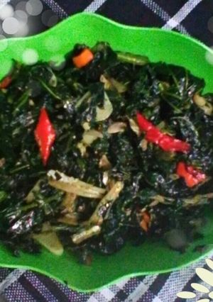 Foto resep Tumis Daun Pepaya Jepang dan Teri