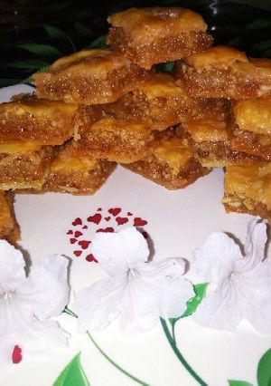 A picture of Middle Eastern baklava recipe.