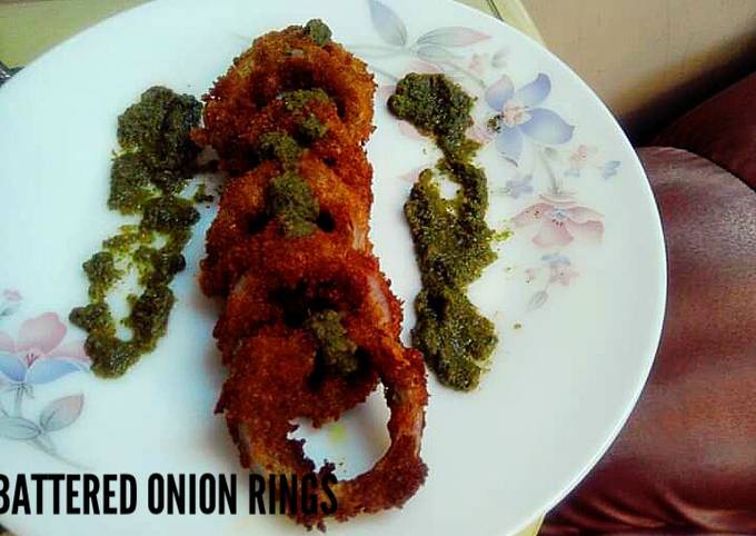 How to Prepare Homemade Buttermilk batter onion rings