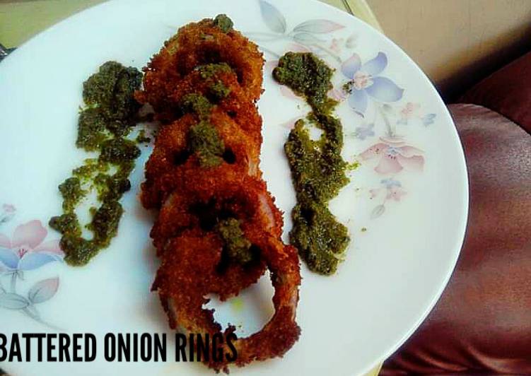 Recipe of Quick Buttermilk batter onion rings