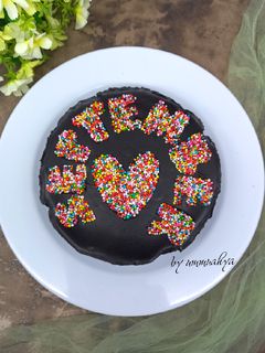 Foto resep Moist Steamed Chocolate Cake (week23)