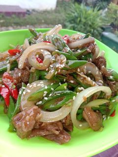 Foto resep Oseng buncis daging sapi
