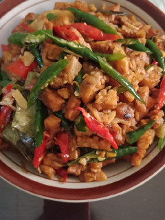 Foto resep Tempe Orek Cabai Hijau