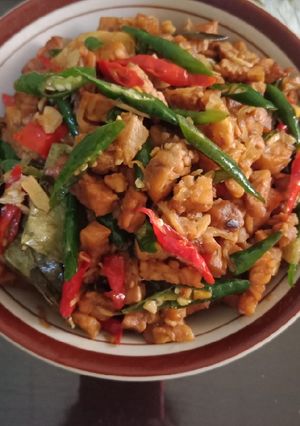 Foto resep Tempe Orek Cabai Hijau